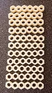 Nylon Hex Nuts, Prime-Line. 1/2 in-13, (66-pcs). NEW. Free Shipping - Picture 1 of 2