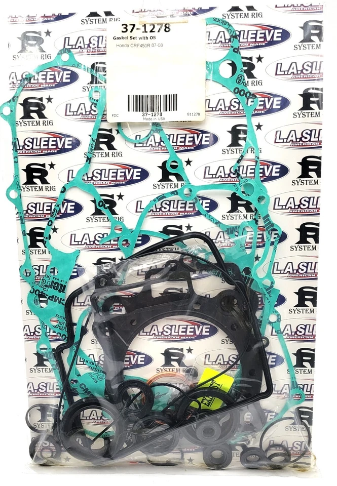 KIT JUNTA COMPLETO HONDA CRF450R CRF 450R 2007-08 29 unidades. CON SELLOS DE VÁLVULA Foto 1 de 1