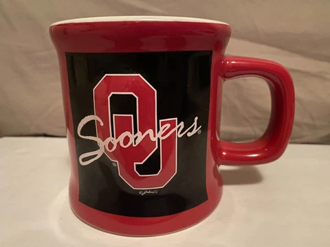 University of Oklahoma Coffee Cup Mug Sooners Officially Licensed Cover