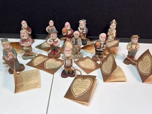 Huge Sarahs Attic collectible Santa lot 12 Figurines  w COA - Picture 1 of 10