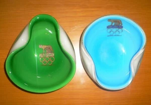 1960 Olympic Games Rome 2 Original Antique MURANO BOWL Ashtray with Olympic Logo - Picture 1 of 9