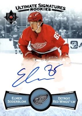 Elmer Soderblom - 2022-23 Upper Deck Ultimate Signatures Rookies Card #USR-ES - Image 1 of 2