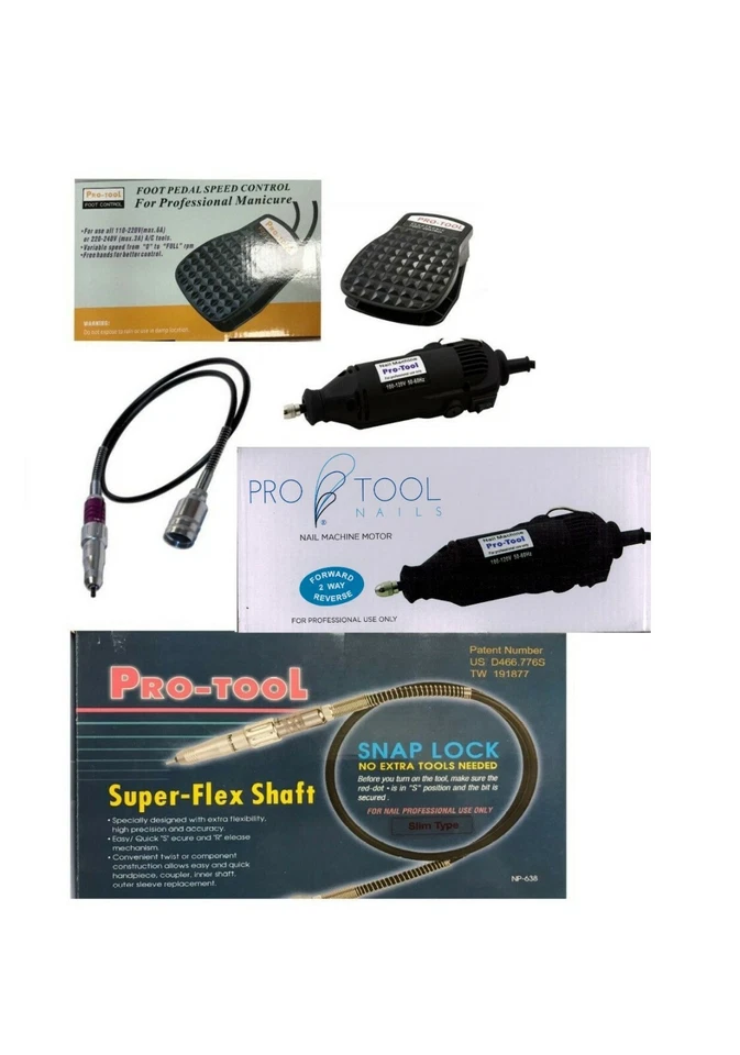 PRO-TOOL NAIL MACHINE Nail Drill for Professional Manicure.- YOUR CHOOSE - Image 1 of 1