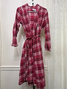 Cozee Corner Flannel Plaid Robe Small - Picture 1 of 4