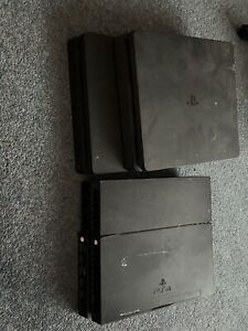 New listing3x Sony PlayStation 4 Home Console - Jet Black (Untested) Joblot