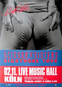 SCISSOR SISTERS - 2010 - Plakat - In Concert - Night Work Tour - Poster - Köln - Picture 1 of 1