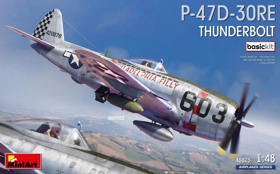 MiniArt 48023 P-47D-30RE Thunderbolt Basic Kit 1/48 - Image 1 of 1