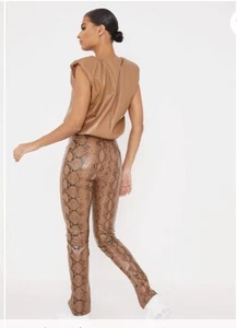 I Saw It First Kunstleder Schlange Pu Skinny Hose USA Größe 2 - Bild 1 von 9