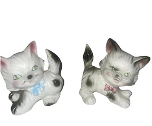 Vintage Artmark Kittens Cats Salt and Pepper Shakers Made in Japan Kitschy - Picture 1 of 10