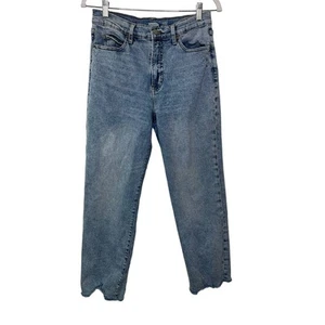 Old Navy The Sky-Hi Straight Jeans High Rise Whisker Denim Light Wash Gr. 8 - Bild 1 von 11