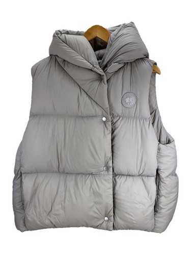Gilet CANADA GOOSE Rhoda con cappuccio piumino M nylon GRIGIO 4831w