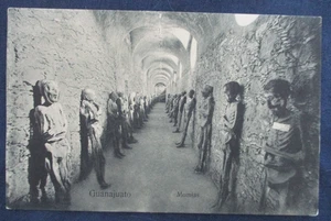 ca1910 Guanajuato Mexico Mummies Postcard Used to US - Picture 1 of 2