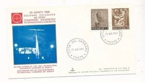 D435086 Vatican City Cover Pope Paul VI Eucharistic Congress Bogota 1968 - Picture 1 of 1