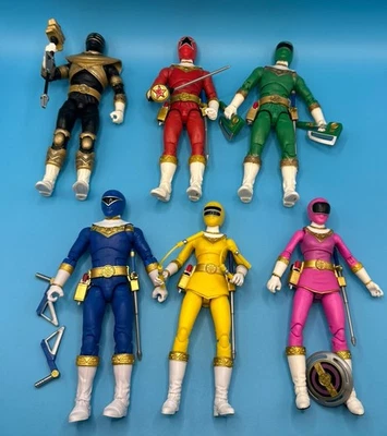"Lote de figuras de 6"" Power Rangers Lightning Collection Zeo Ranger incompleto VER fotos" Foto 1 de 4