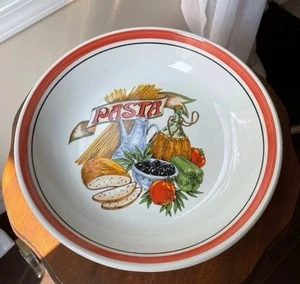 Vintage CCC Italy Ceramic Pasta Serving Bowl  - Picture 1 of 12
