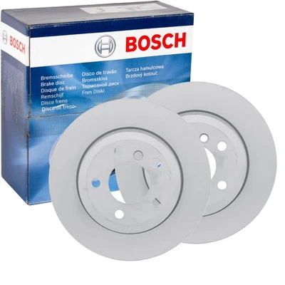 2X DISQUES DE FREIN BOSCH 320MM VENTILÉS ARRIÈRE ADAPTÉS POUR BMW X5 X6 - Photo 1/4