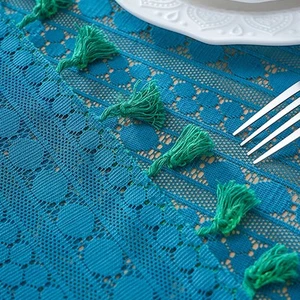 Navy Rectangular Tablecloth Easy To Use Tablecloth High Universality Fitment - Picture 1 of 27