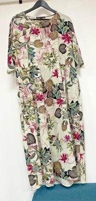 New with tags Zanzea Women's Floral Short Sleeve maxi Dress XXL floral cotton - Image 1 of 4
