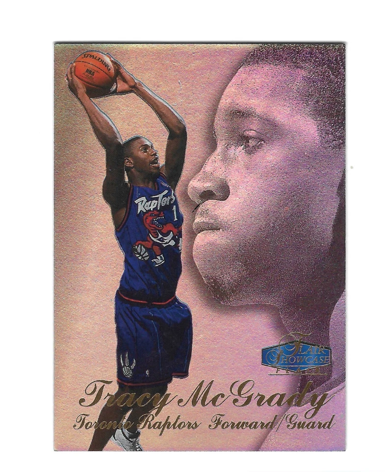 TRACY MCGRADY 1997-98 FLAIR SHOWCASE ROOKIE RC #21 $25.00 TORONTO RAPTORS NICE - Image 1 of 1