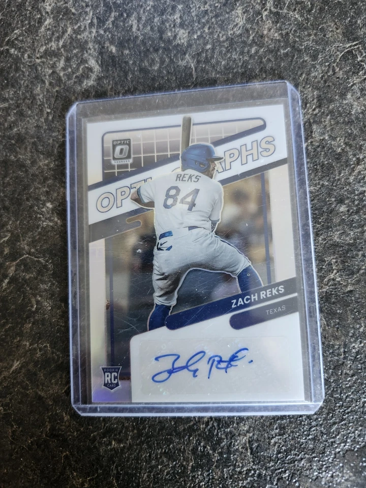 2022 Panini Donruss Optic Rated Rookie Auto Zach Reks Card# OG-ZR - Image 1 of 2
