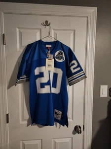 100% Authentic 1993 Detroit Lions Barry Sanders Mitchell & Ness Jersey Sz 40 M - Picture 1 of 4