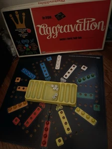Juego de mesa vintage Lakeside Original Aggravation Marble 8321 completo 1970 de lujo - Imagen 1 de 9