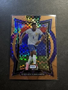 2024-25 Panini Select FIFA /75 Aurelien Tchouameni Terrace Bronze Checker Prizm - Picture 1 of 2