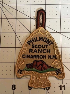 PHILMONT SCOUT RANCH CIMARRÓN NUEVO MÉXICO PUNTA DE FLECHA PARCHE BOY SCOUT (RO) #8 - Imagen 1 de 2