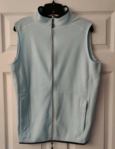 NUEVO CON ETIQUETAS PEQUEÑO Chaleco de Vellón Térmico Peter Millar Para Hombres Verde Menta Celeste $150 - Imagen 1 de 5