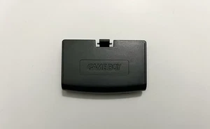 Nintendo Gameboy Advance GBA Battery Cover Replacement - Black - Picture 1 of 3