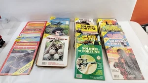 Lot of 89 Soldier of Fortune Magazine 1970s & 1980s Military War Guns War Issues - Foto 1 di 14