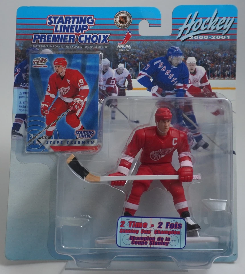 2000-01 HASBRO СТАРТОВЫЙ СОСТАВ STEVE YZERMAN HOF - Изображение 1 из 1