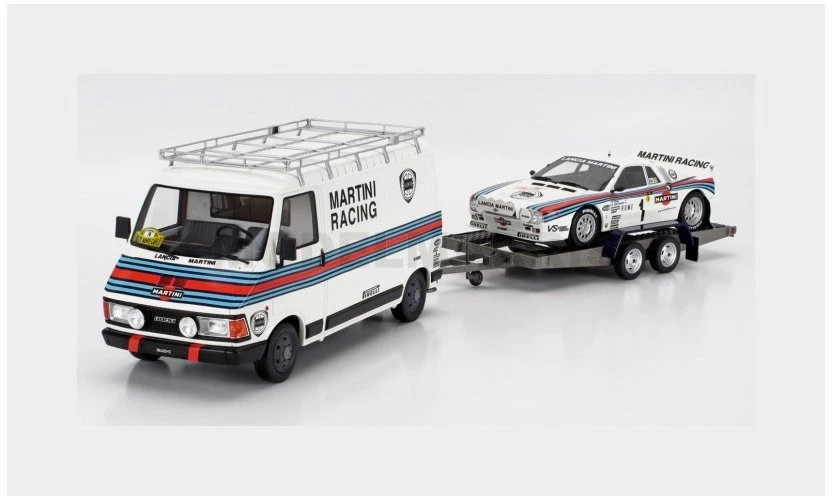 OTTO-MOBILE OT360 LANCIA RALLY SET - 037 TEAM MARTINI RACING Gr.B (night version