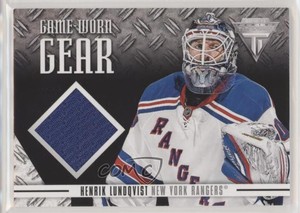 2012 Panini Rookie Anthology Titanium Game Worn Gear Henrik Lundqvist #GG-HL HOF