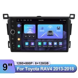 For 2013-2018 TOYOTA RAV4 9" IPS Screen GPS Navigation Head Unit W/Optical Out - Foto 1 di 15