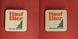 Hauf Bier Dentlein am Forst Brauerei Bierdeckel Bier - Picture 1 of 1