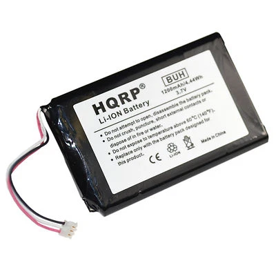 Batería HQRP para Garmin Nuvi 2460, 2460LMT, 2475, 2495, 2495LT, 2555, 2555LMT Foto 1 de 4
