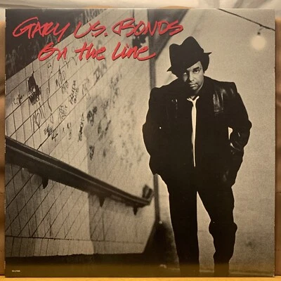 Gary U.S. Bonds - On The Line 1982 Vinyl- With Original Inner Sleeve Spin Clean - Image 1 of 4
