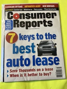 Consumer Reports Magazine 2001 January 7 Keys to Best Auto Lease - Picture 1 of 1