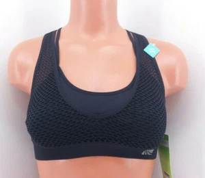 Sujetador deportivo acolchado Marika negro bajo impacto. Talla X-pequeña - Imagen 1 de 8