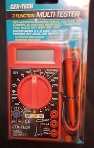 🌟NEW🌟DIGITAL MULTIMETER 7 FUNCTION READINGS FOR AC DC VOLTAGE RESISTANCE AMPS - Picture 1 of 2