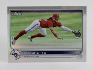 Bo Bichette - 2022 Topps Chrome Baseball Silver Refractor #38 Blue Jays - Picture 1 of 2