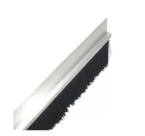 100cm Bürstendichtung Fenterdichtung Fliegendichtung H-Profil-Borsten Kunststoff - Bild 1 von 2