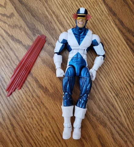 Marvel Legends Retro Uncanny X-Men Cyclops Action Figure w/ Ray Accessory Cover
