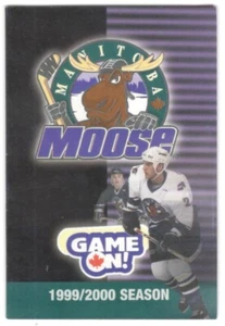 1999-00 Manitoba Moose IHL Hockey Schedule !!! Avis - Picture 1 of 1