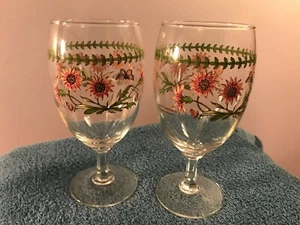 Portmeirion Giardino Botanico set 2 bicchieri da vino fiore del tesoro MAX4565 - Foto 1 di 9