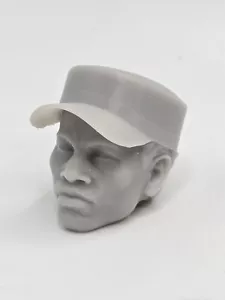 3d Printed PREDATOR CARL WEATHERS DILLON Head 1:10 7" LEGENDS DC MULTIVERSE - Picture 1 of 2