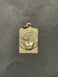 Antique religious SILVER MEDAL "JESUS" - Picture 1 of 2