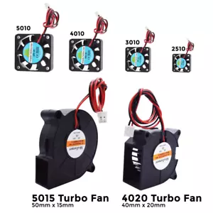 Ventilateur de refroidissement pour imprimante 3d 25mm 30mm 40mm 50mm 12V / 24V - Bild 1 von 13