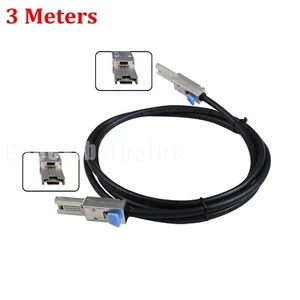 6Gbp/s External Cable 26Pin SAS to SAS Cable SFF-8088 to SFF-8088 3M 9 Feet - Picture 1 of 9